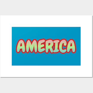 America stands as a beacon of opportunity Posters and Art